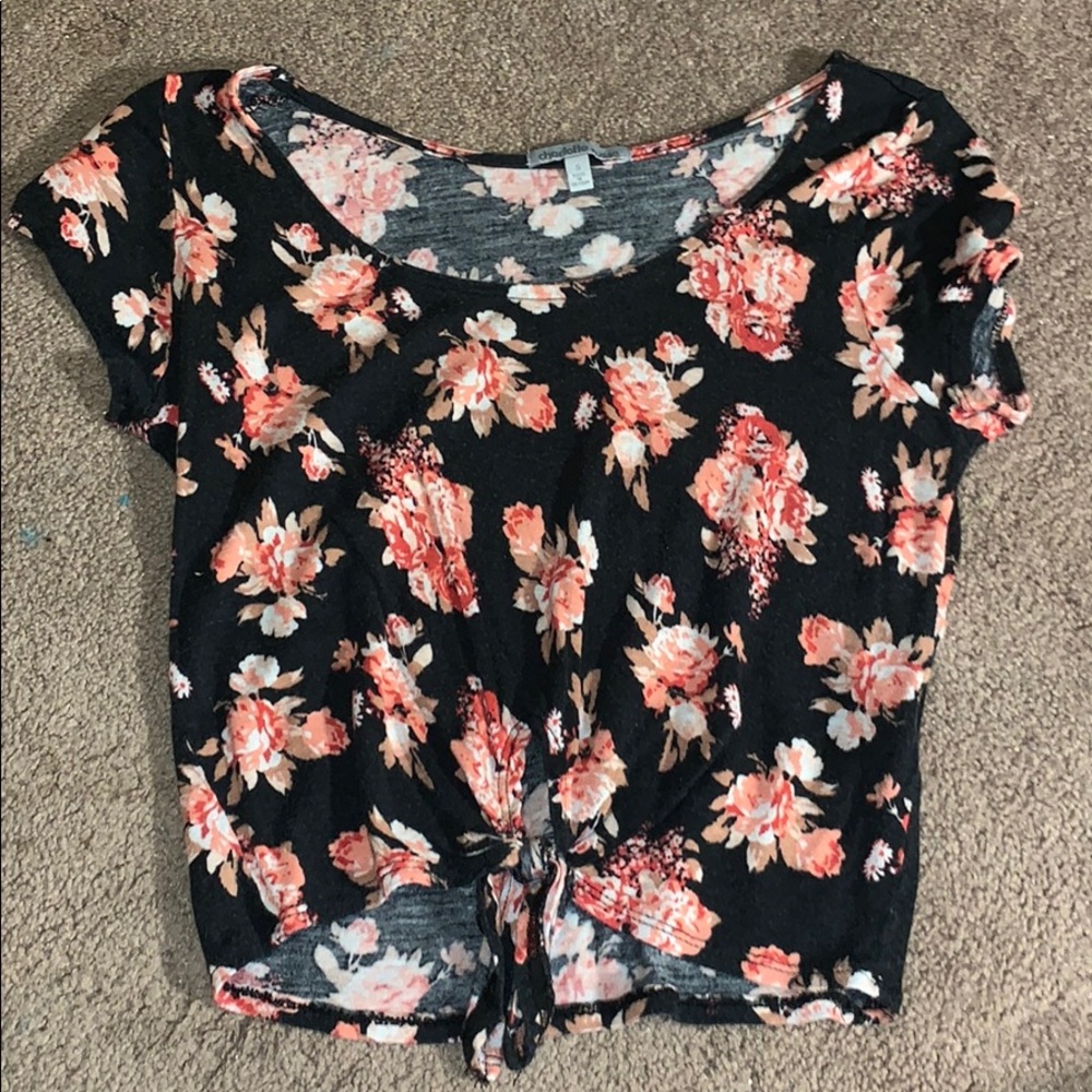 Tie up crop top